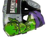 Bayoneta Set Gloves and Headgear - Custom Piccolo Hand Painted - Gray