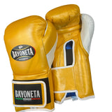 Bayoneta Premium MX - Guantes de Pelo de Caballo - Dorado Caramelo/ Blanco