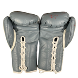 Bayoneta MX Horse Hair Gloves - Custom Naoya Inoue Hand Painted - Gray