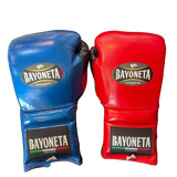 Bayoneta MX Latex Mismatch Gloves - Black/ Royal Blue/ Red