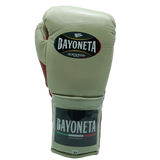 Bayoneta Premium PuLat Horse Hair Gloves - Cream/ Metallic Red Snake finish