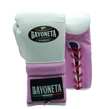 Bayoneta MX Latex Gloves - White/ Baby Pink