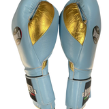 Bayoneta Premium Guantes Multicapa + HH - Amarillo/ Azul Cielo/ Blanco