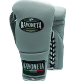 Bayoneta Premium Multilayer Horse Hair Gloves - Light Gray/ Black/ White