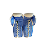 Bayoneta PuLat Gloves - White/ Metallic Royal Blue