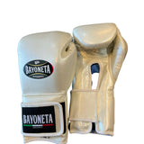 Bayoneta Premium MX - Guantes de Entrenamiento de Látex - Blanco Perla