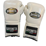 Bayoneta Premium MX - Guantes de Pelo de Caballo - Blanco/ Negro