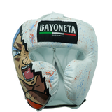 Bayoneta Set Gloves and Headgear - Custom Goku Super Saiyan Blue Hand Painted - White