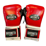 Bayoneta Premium MX - Guantes de Pelo de Caballo - Rojo/ Negro/ Blanco