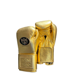 No Boxing No Life Training Gloves - Metallic Gold