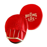 No Boxing No Life Precision Mitts - Full Red