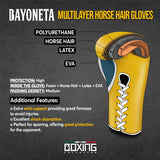 Bayoneta Premium Multilayer Horse Hair Gloves - Full White