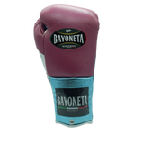 Bayoneta Premium PuLat Horse Hair Gloves - Pink/ Metallic Turquoise/ White