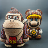 Mario Bros. Donkey Kong - Arte Huichol Mexicano