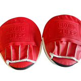 No Boxing No Life Precision Mitts - Full Red