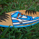 Air Jordan - Wooden Hand Painted Surfboard Replica