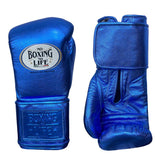 No Boxing No Life Guantes de Entrenamiento  - Azul Real Metálico