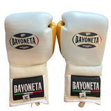 Bayoneta Premium MX - Latex Gloves - White/ Black/ Gold