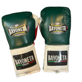 Bayoneta Premium MX - Guantes de Pelo de Caballo - Verde Pino/ Blanco/ Rojo