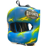 Bayoneta Set Gloves and Facebar - Custom Vegeta Hand Painted - Blue/ Black