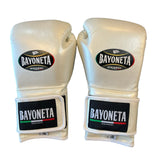 Bayoneta Premium MX - Guantes de Entrenamiento de Látex - Blanco Perla