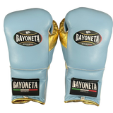 Bayoneta Premium Guantes Multicapa + HH - Amarillo/ Azul Cielo/ Blanco