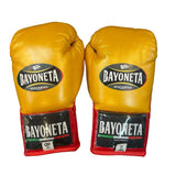 Bayoneta Premium MX - Guantes de Pelo de Caballo - Dorado Caramelo/ Rojo