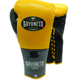 Bayoneta Premium PuLat Horse Hair Gloves - Yellow/ Black/ Silver