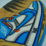 Air Jordan - Wooden Hand Painted Surfboard Replica