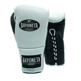 Bayoneta Premium Multilayer Horse Hair Gloves - White/ Black/ Silver