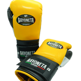 Bayoneta Premium PuLat Horse Hair Gloves - Yellow/ Black/ Silver