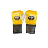 No Boxing No Life Training Gloves - Yellow/ Black/ White