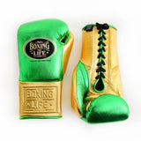 No Boxing No Life - 10 oz - Metallic Green/ Gold