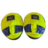 New Sporting Precision Mitts - Royal Blue/ Neon Yellow