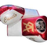 No Boxing No Life Training Gloves - Canelo Edition - Metallic Red/ White